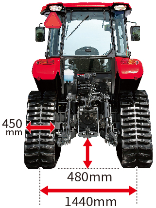 ハーフクローラ｜Tractor GV/GVK77・87・97｜トラクタ｜製品情報｜製品