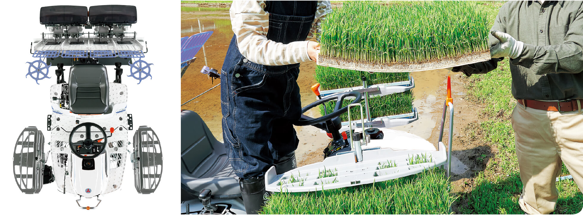 作業性能|Rice transplanter LC41|田植機|製品情報|製品紹介 作業性能|Rice transplanter LC41|田植機|製品情報|製品紹介