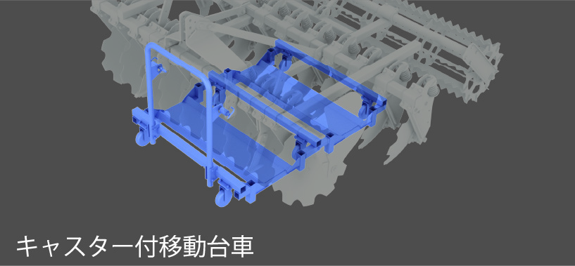 キャスター付移動台車