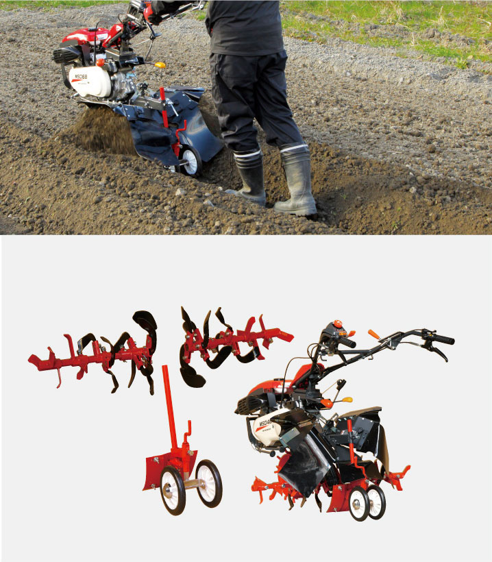 アタッチメント｜Minnie Tiller MSD4B・6B/MSDC6B｜ミニ耕うん機｜製品情報｜製品紹介｜三菱マヒンドラ農機