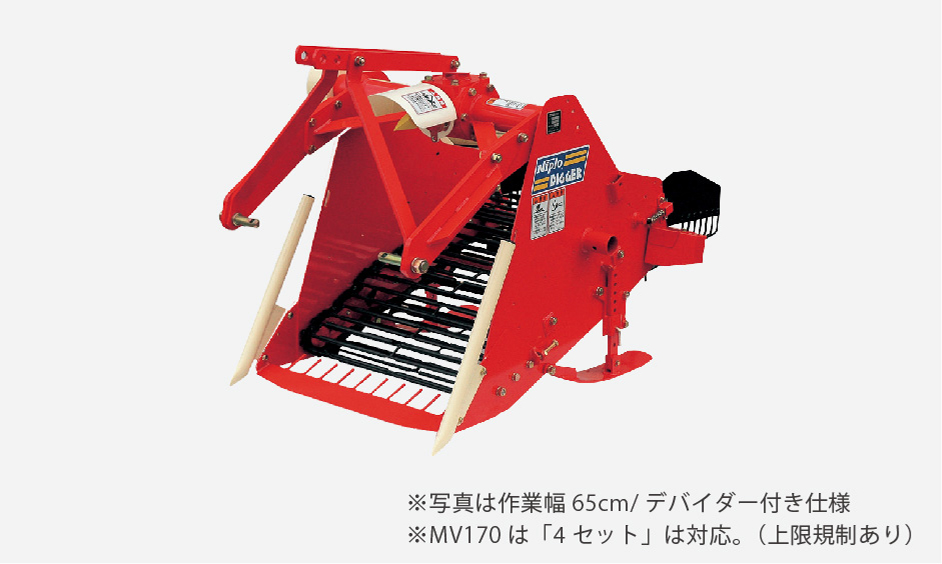 アタッチメント｜MV170｜ミニ耕うん機｜製品情報｜製品紹介